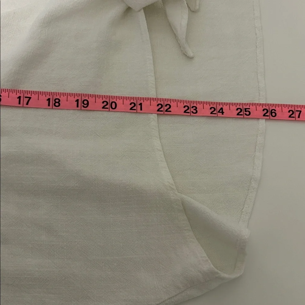 Wasabi + Mint white boho open cardigan Large - Picture 6 of 7